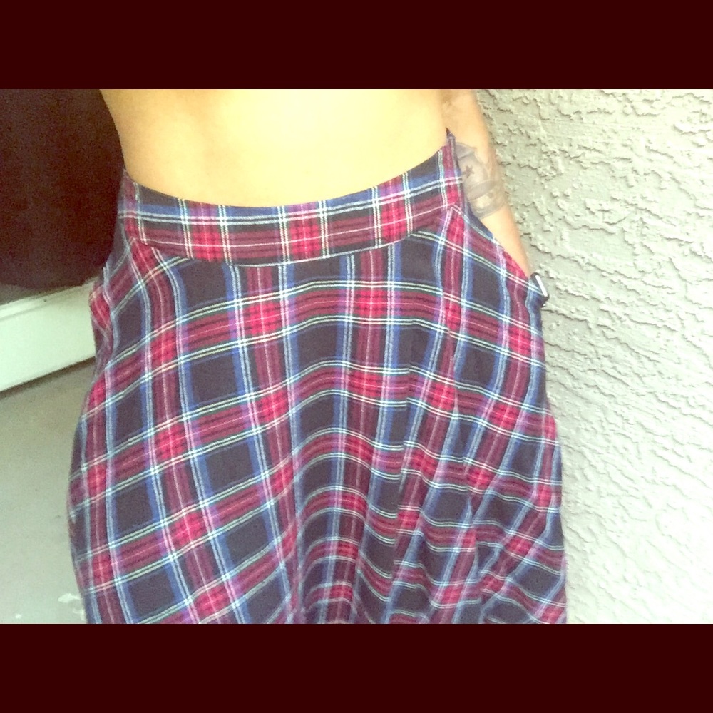 Flannel skirt